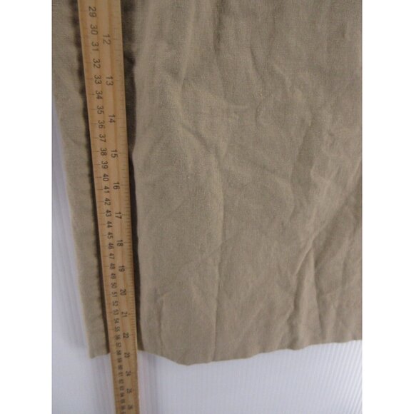 J Crew Jumpsuit 4 Linen One Piece Wide Leg Cottage Peasant Zip Up * - Picture 6 of 12